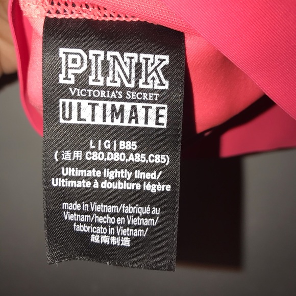 pink victoria’s secret sports bra - Picture 3 of 3